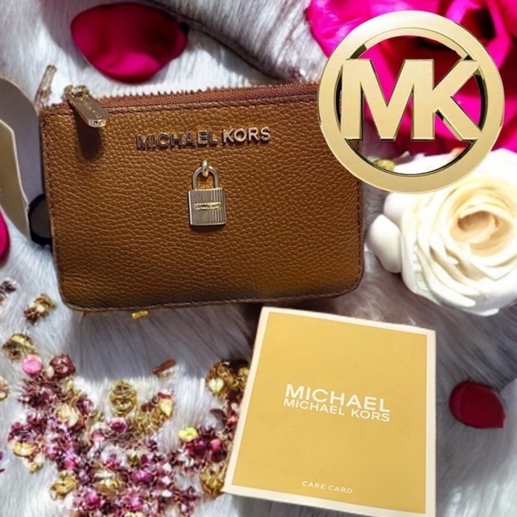 Michael Kors Leather Coin Purse 🩵New w/ tags🩵 Mint - Picture 1 of 8